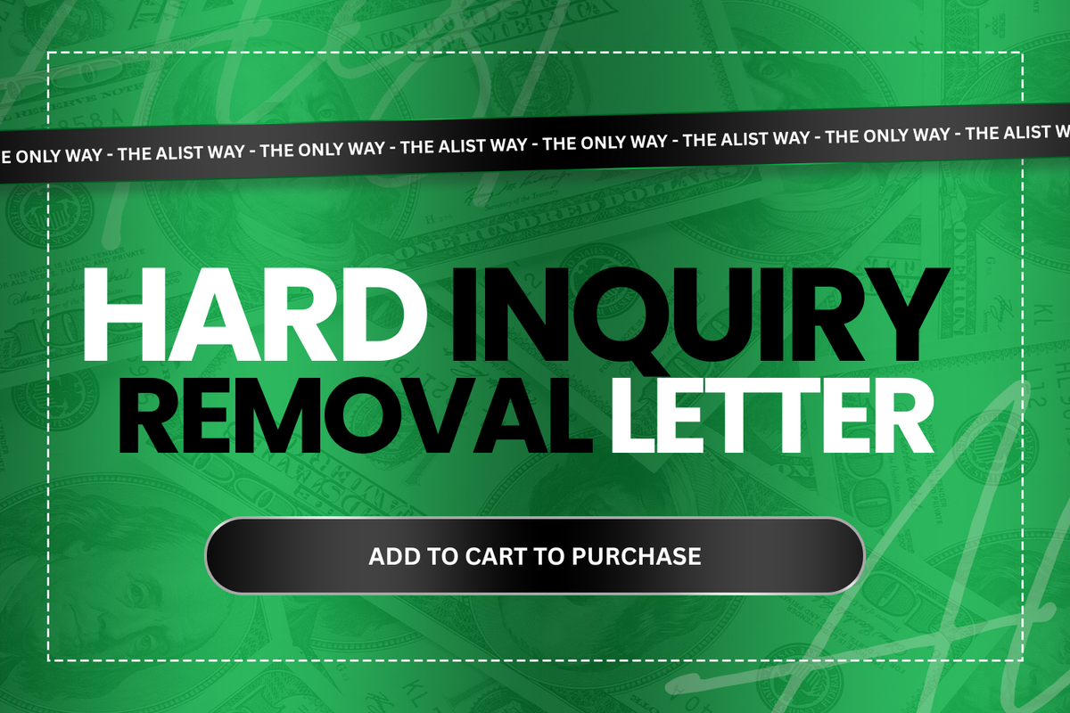 Inquiry Removal Letter